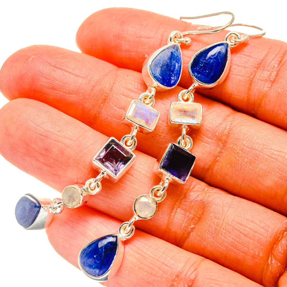 Kyanite Earrings handcrafted by Anasilvercos - EARR425685