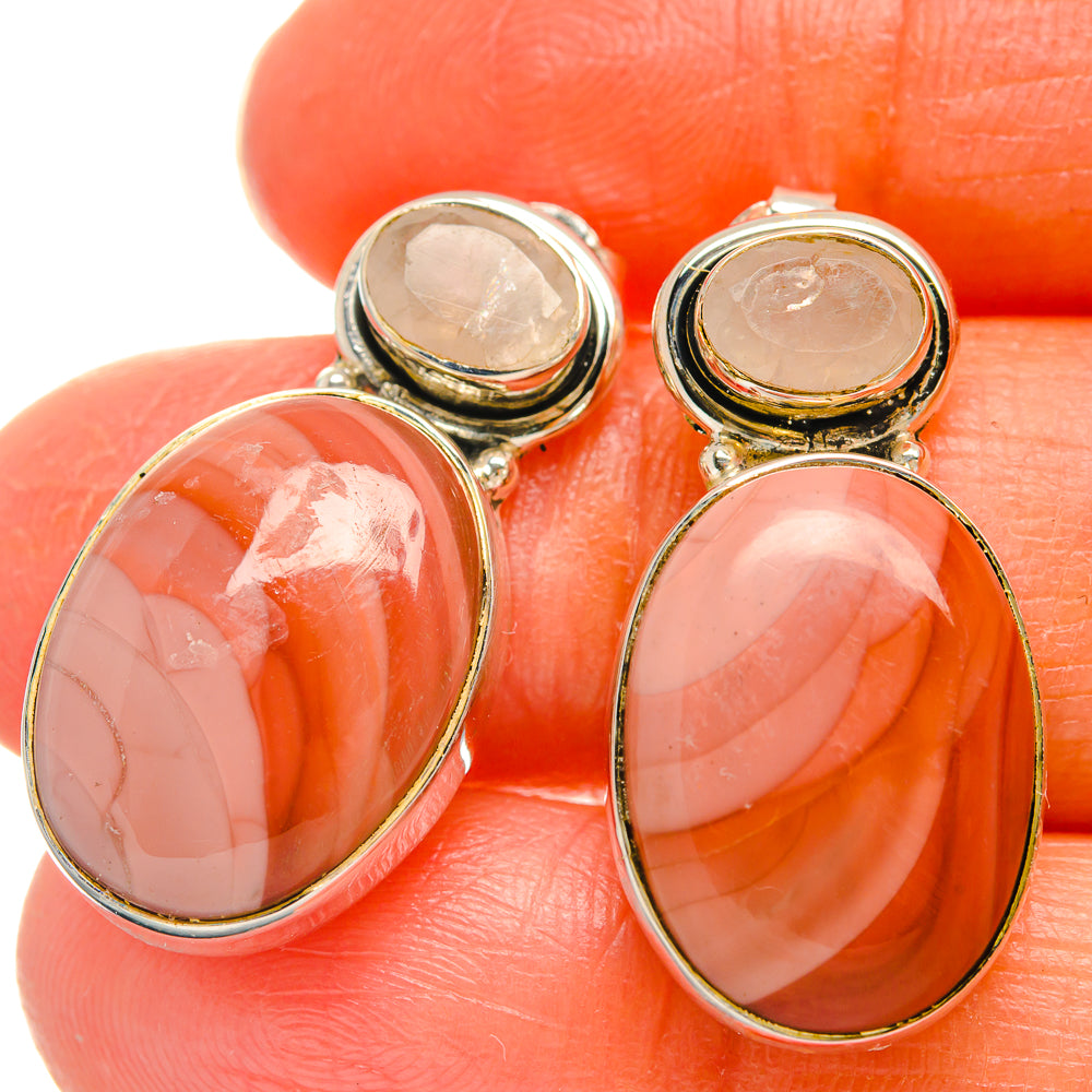Mookaite Earrings handcrafted by Anasilvercos - EARR425693