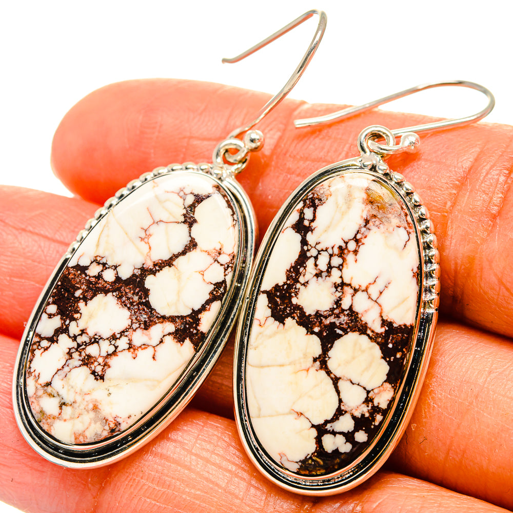 Wild Horse Jasper Earrings handcrafted by Anasilvercos - EARR425730
