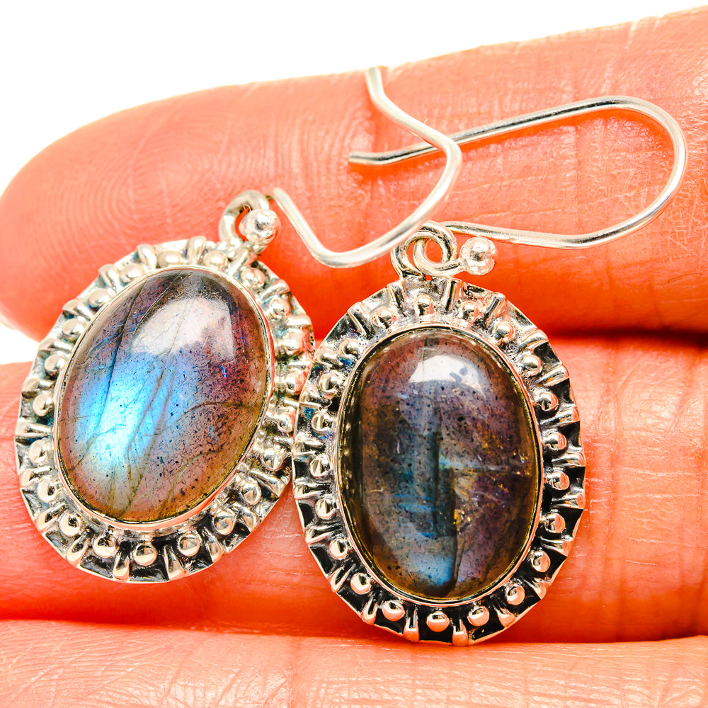 Labradorite Earrings handcrafted by Anasilvercos - EARR425738