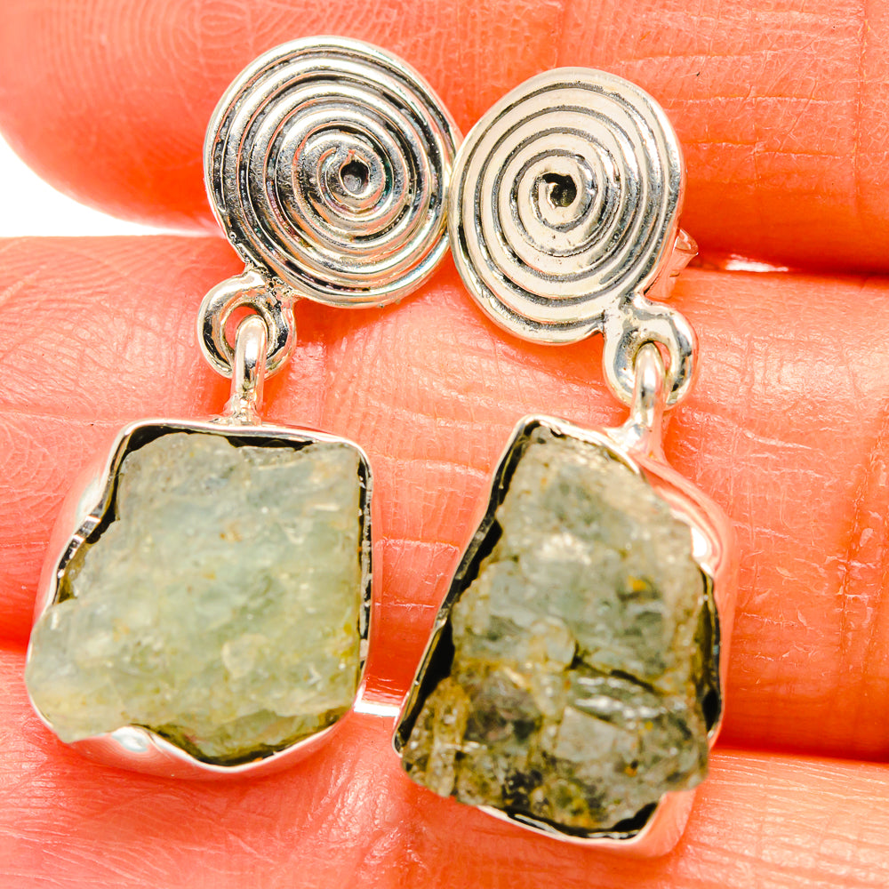 Aquamarine Earrings handcrafted by Anasilvercos - EARR425764