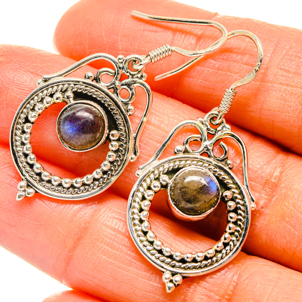 Labradorite Earrings handcrafted by Anasilvercos - EARR425765