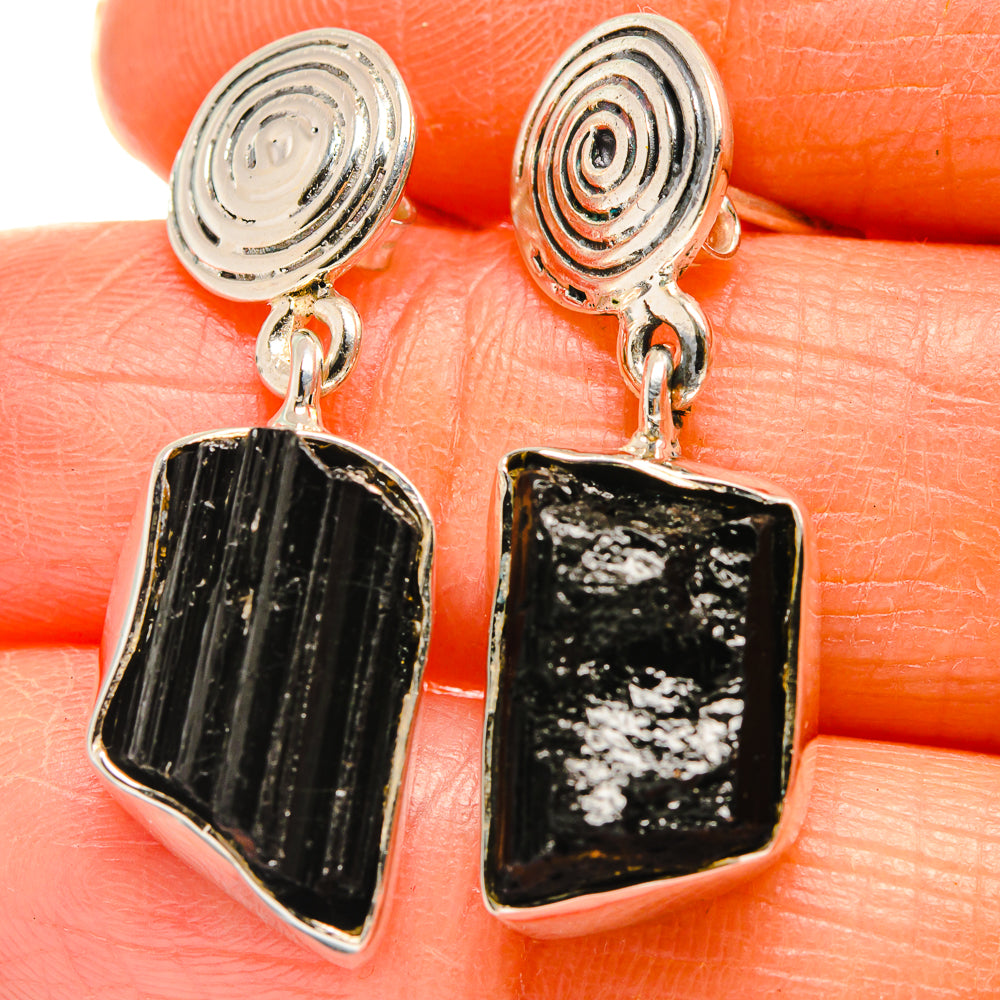 Tektite Earrings handcrafted by Anasilvercos - EARR425773