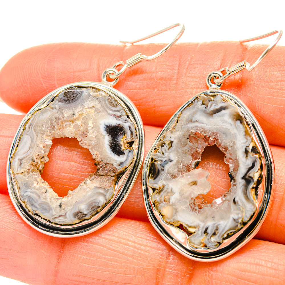 Occo Geode Earrings handcrafted by Anasilvercos - EARR425781