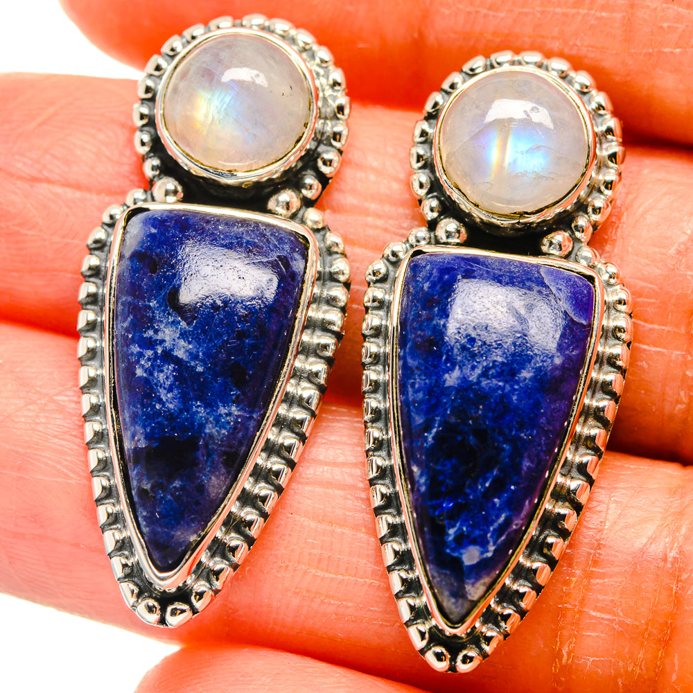 Sodalite Earrings handcrafted by Anasilvercos - EARR425809
