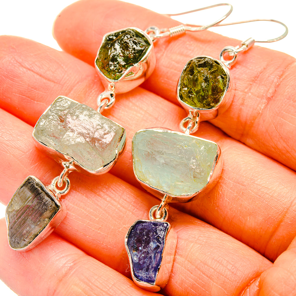Aquamarine Earrings handcrafted by Anasilvercos - EARR425835