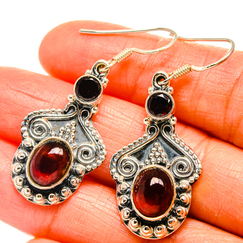 Carnelian Earrings handcrafted by Anasilvercos - EARR425850