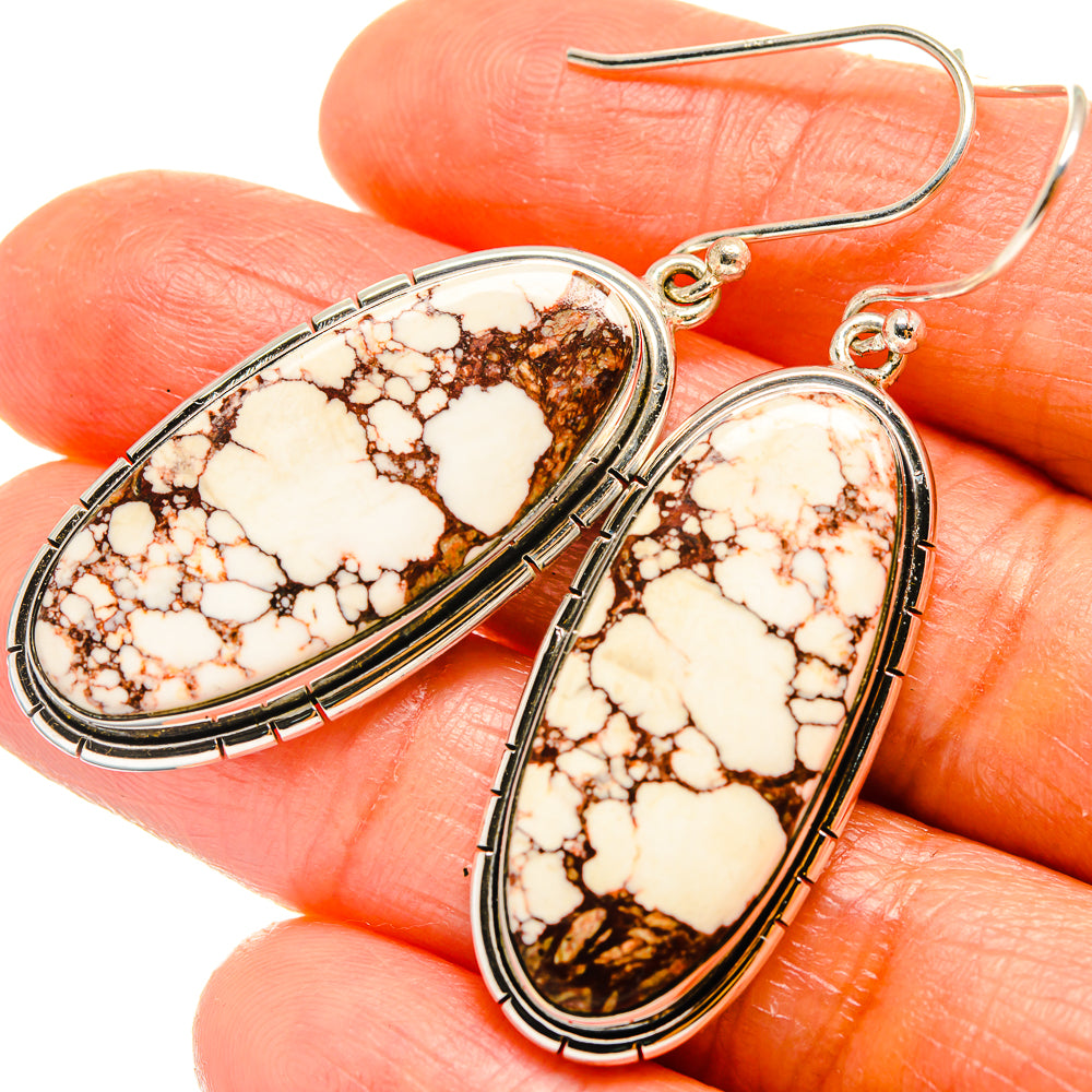 Wild Horse Jasper Earrings handcrafted by Anasilvercos - EARR425856
