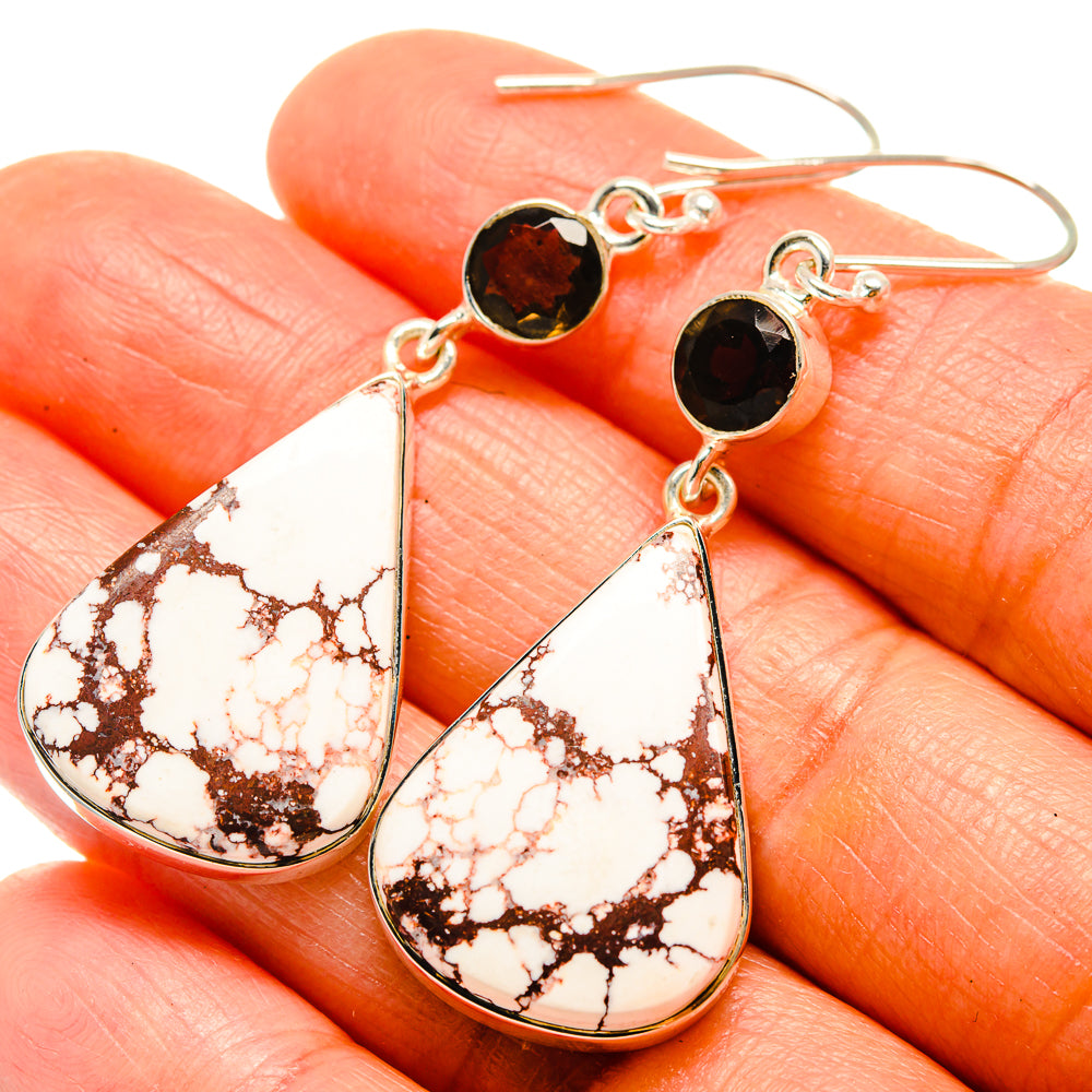 Wild Horse Jasper Earrings handcrafted by Anasilvercos - EARR425869