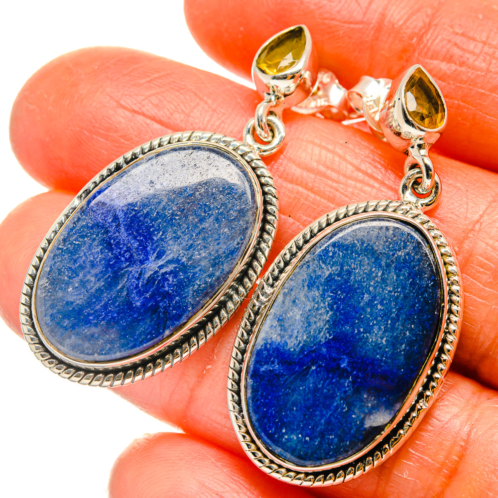Sodalite Earrings handcrafted by Anasilvercos - EARR425883