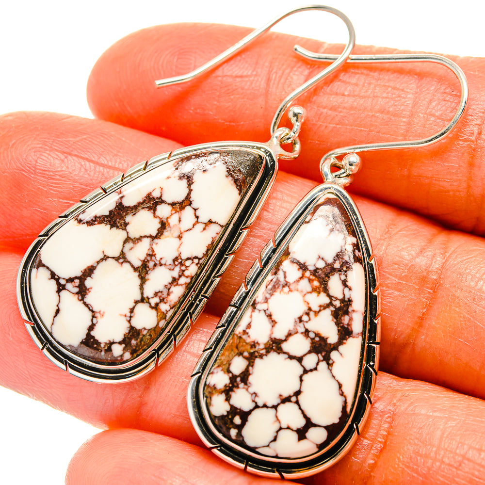 Wild Horse Jasper Earrings handcrafted by Anasilvercos - EARR425896