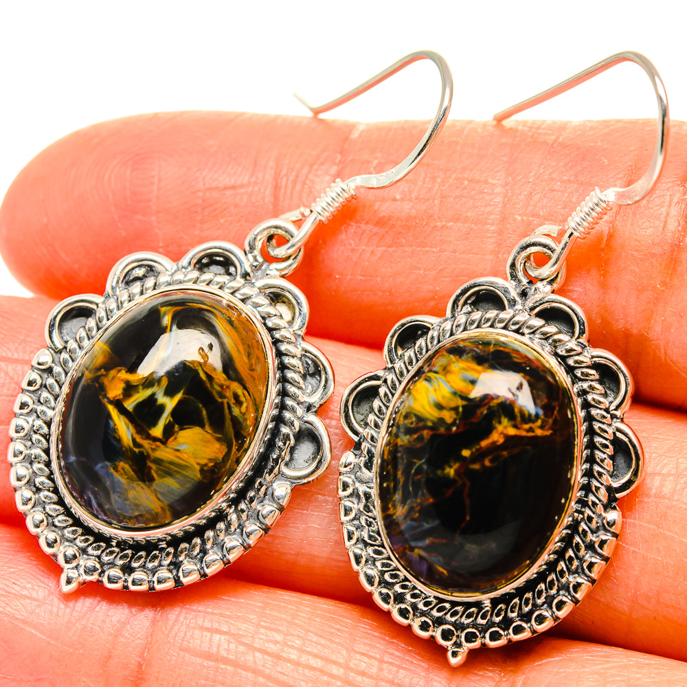Pietersite Earrings handcrafted by Anasilvercos - EARR425914