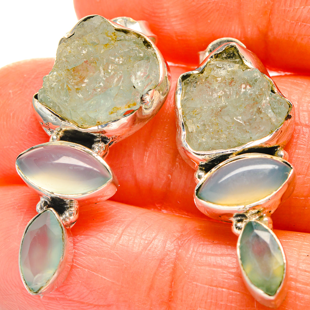 Aquamarine Earrings handcrafted by Anasilvercos - EARR425928
