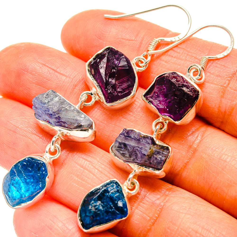 Amethyst Earrings handcrafted by Anasilvercos - EARR425933