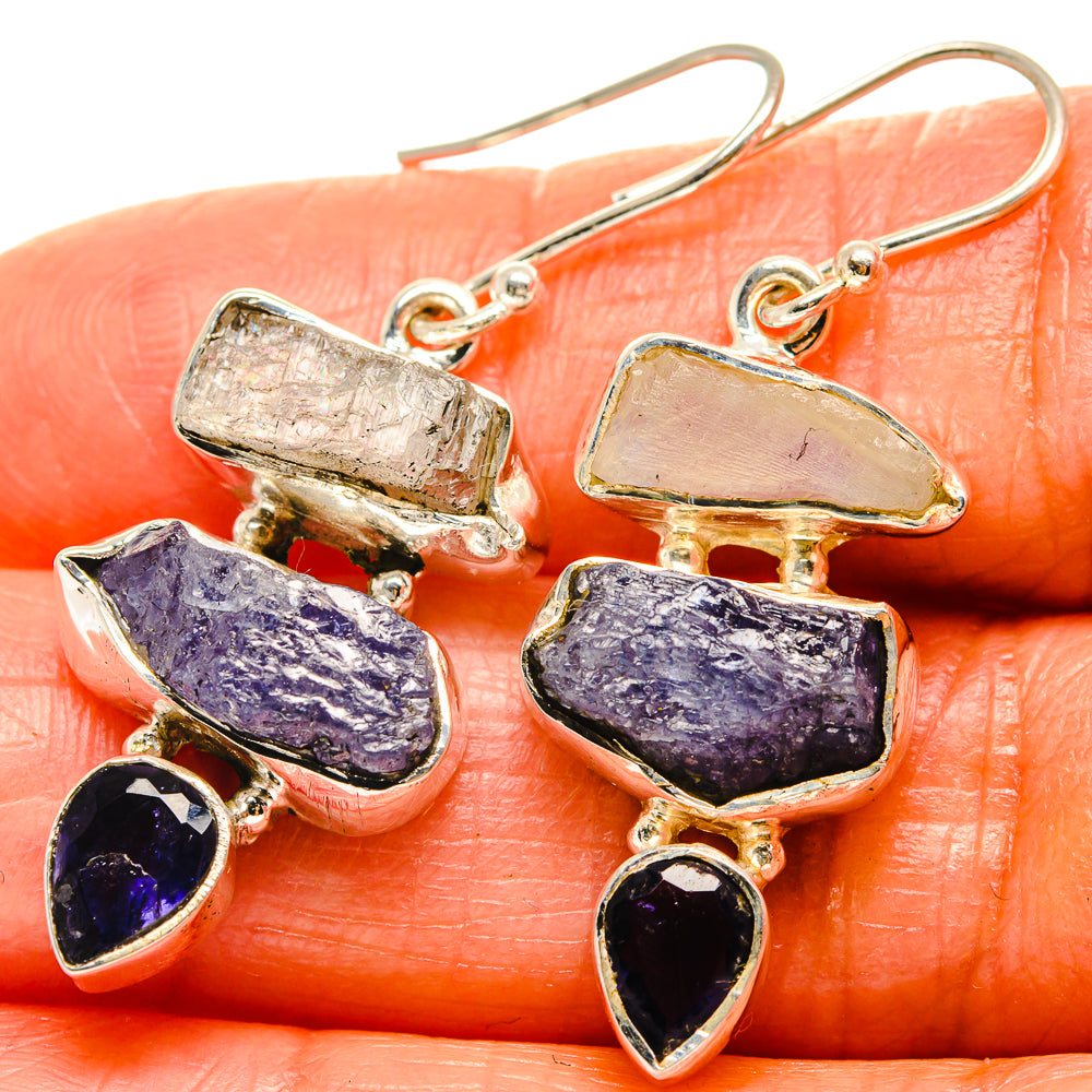 Tanzanite Earrings handcrafted by Anasilvercos - EARR425969