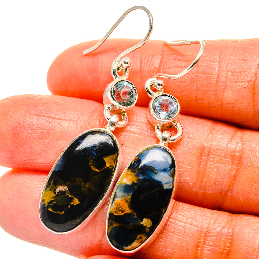 Pietersite Earrings handcrafted by Anasilvercos - EARR425976