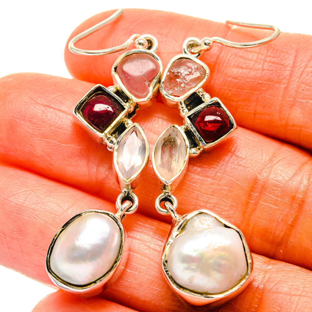 Mother Of Pearl Earrings handcrafted by Anasilvercos - EARR425983