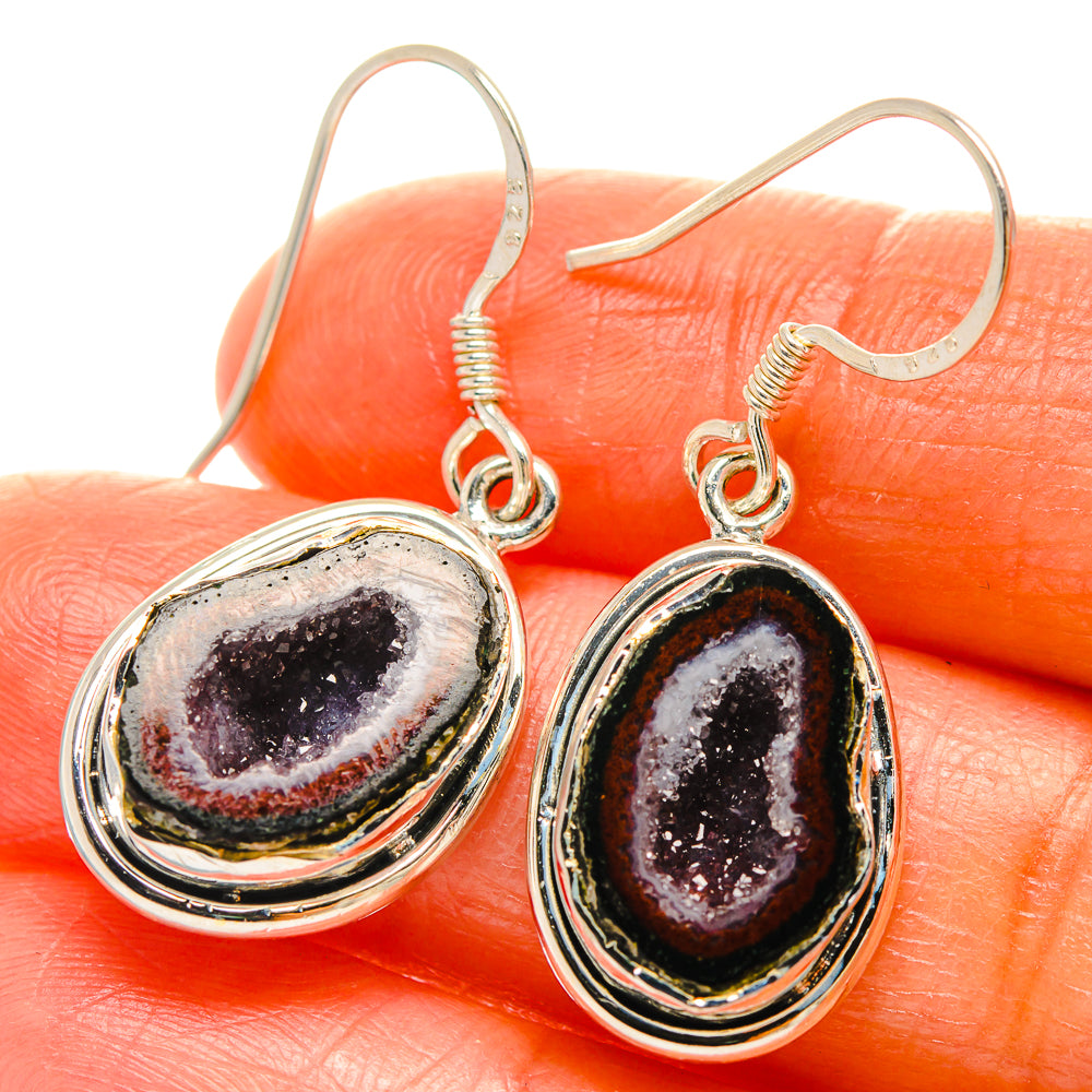 Coconut Geode Druzy Earrings handcrafted by Anasilvercos - EARR425994
