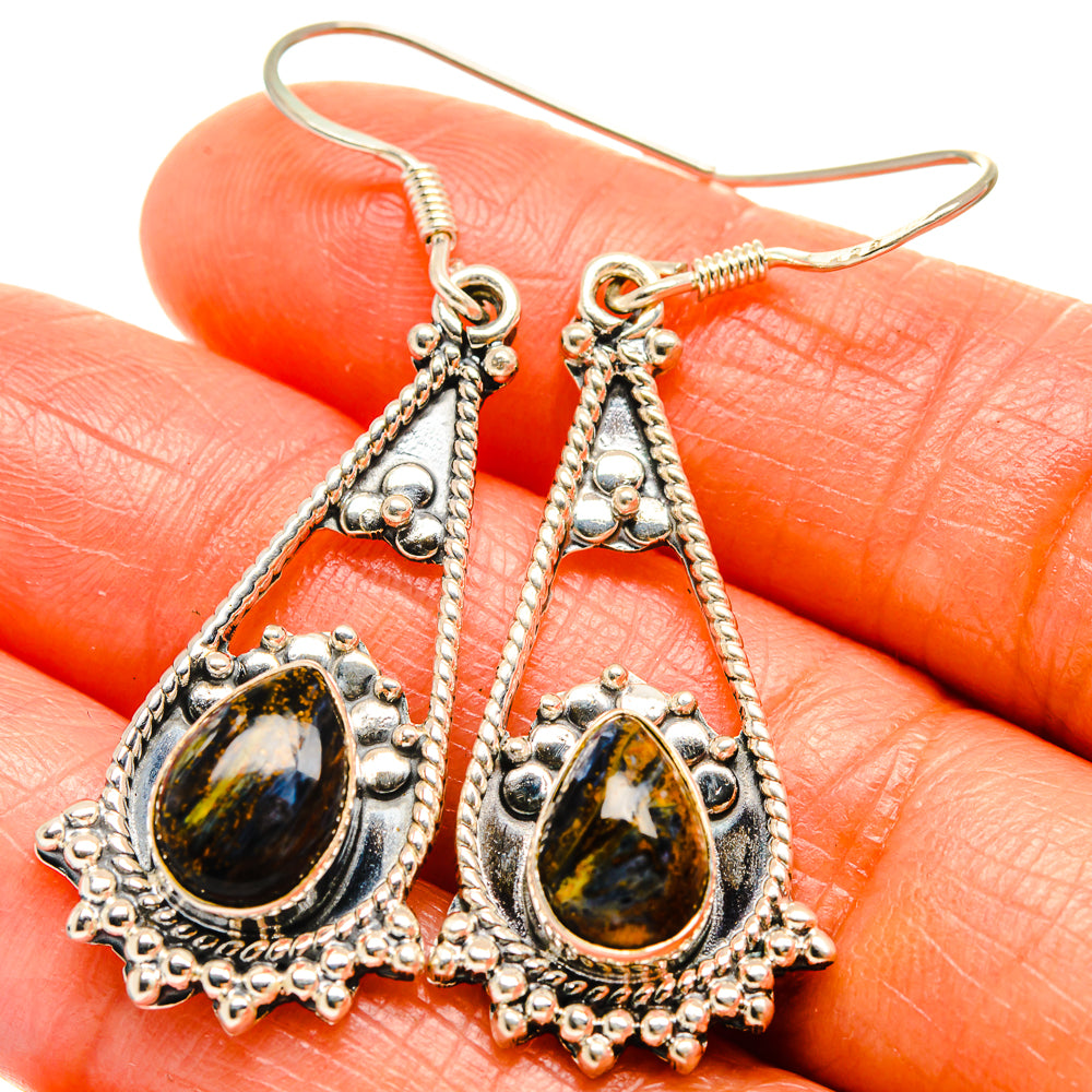 Pietersite Earrings handcrafted by Anasilvercos - EARR426008