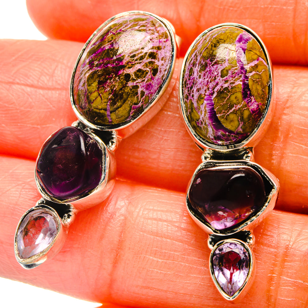 Stichtite Earrings handcrafted by Anasilvercos - EARR426022