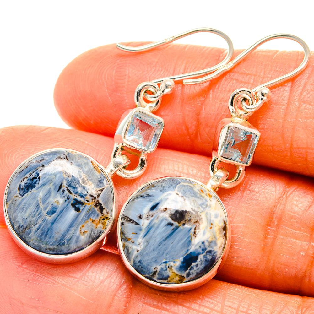 Pietersite Earrings handcrafted by Anasilvercos - EARR426035