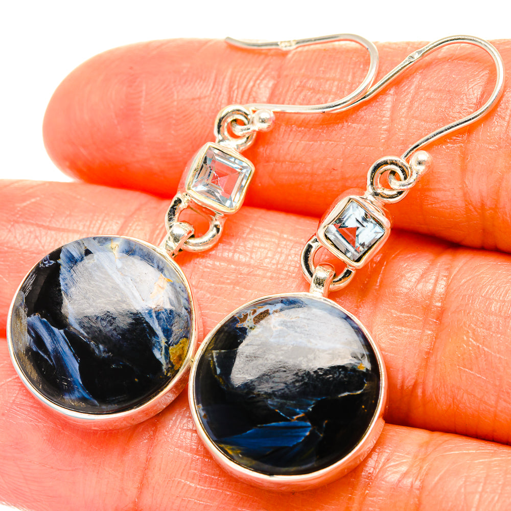 Pietersite Earrings handcrafted by Anasilvercos - EARR426040