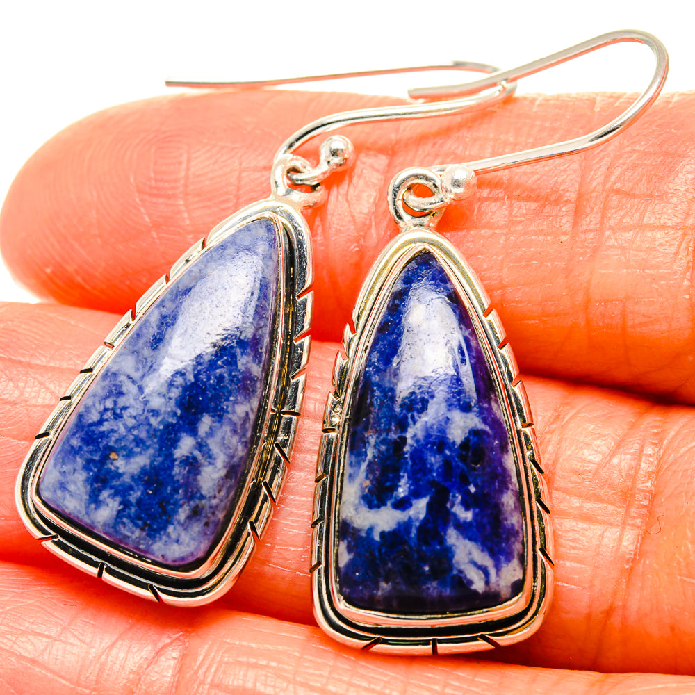 Sodalite Earrings handcrafted by Anasilvercos - EARR426060