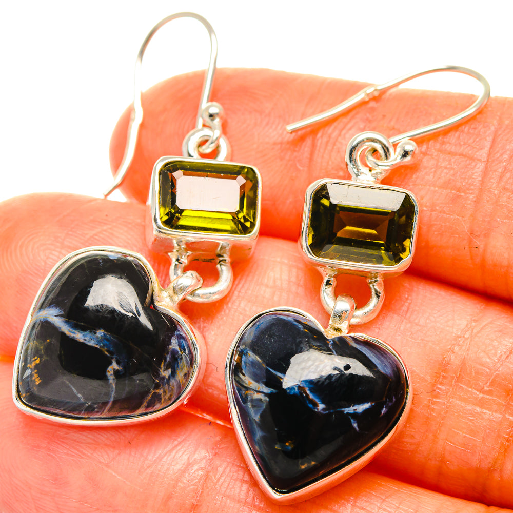 Pietersite Earrings handcrafted by Anasilvercos - EARR426088
