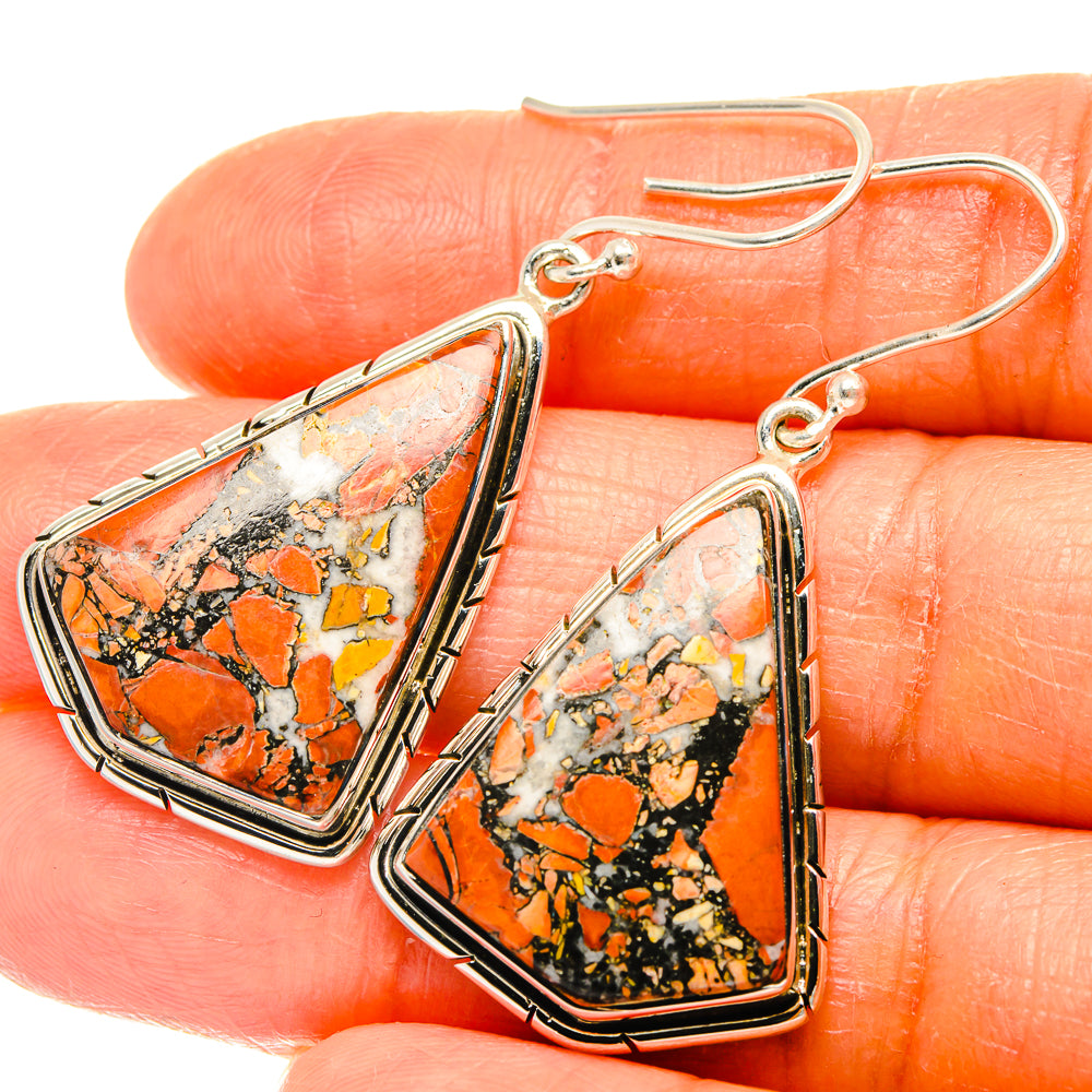 Maligano Jasper Earrings handcrafted by Anasilvercos - EARR426090
