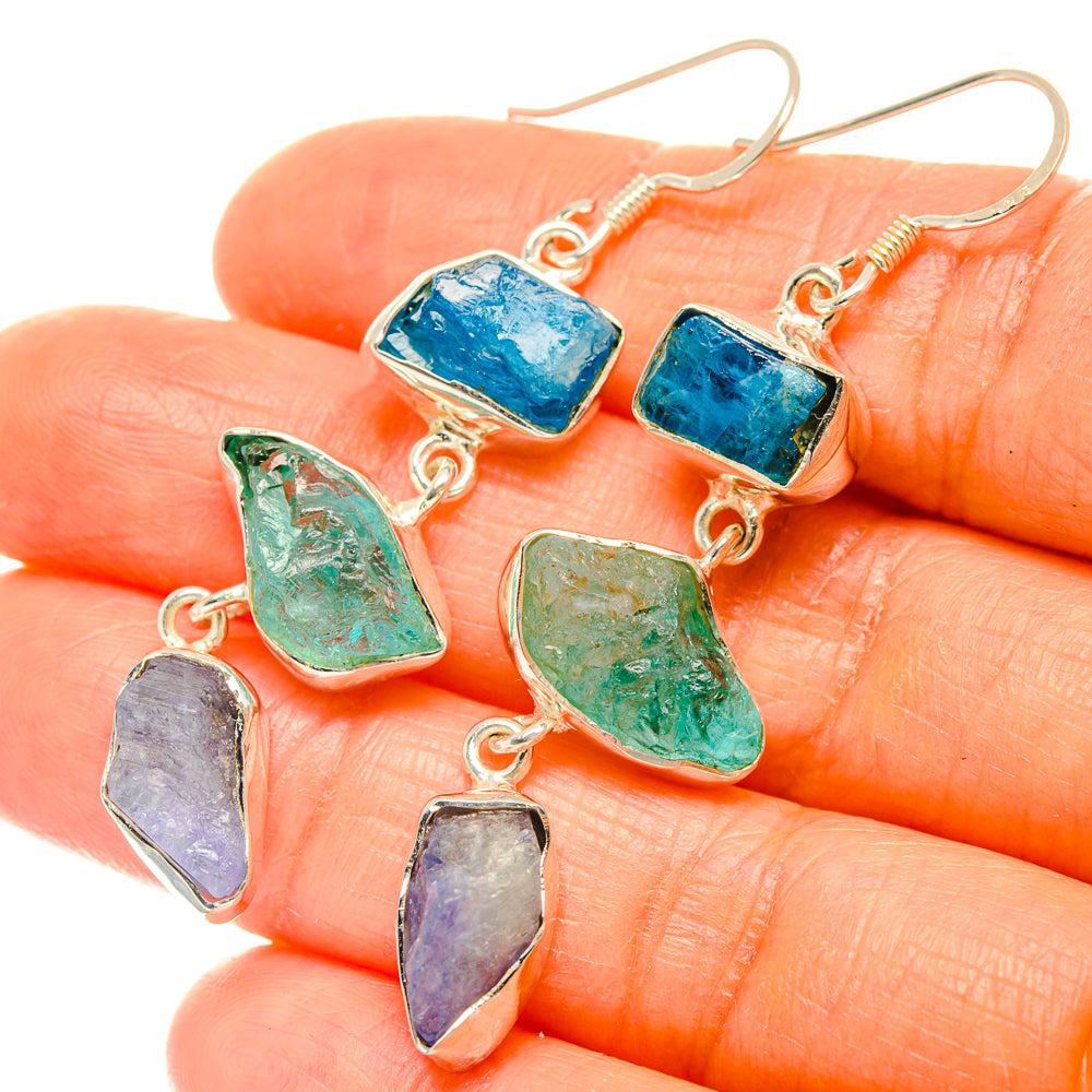 Apatite Earrings handcrafted by Anasilvercos - EARR426100