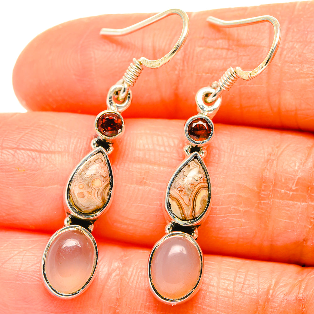 Ethiopian Opal Earrings handcrafted by Anasilvercos - EARR426111