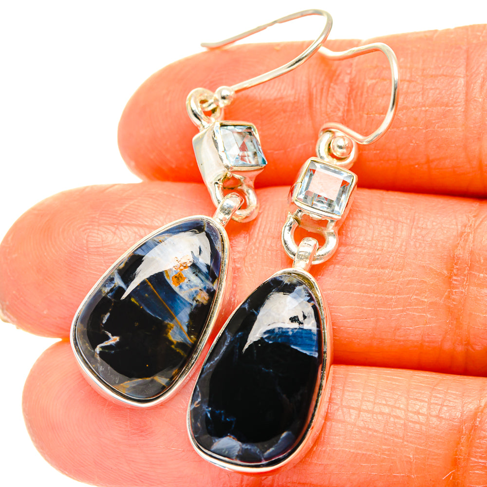 Pietersite Earrings handcrafted by Anasilvercos - EARR426124