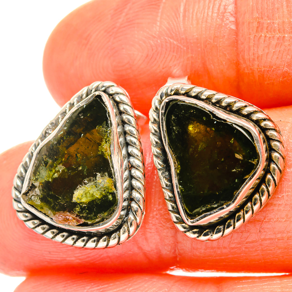 Peridot Earrings handcrafted by Anasilvercos - EARR426137
