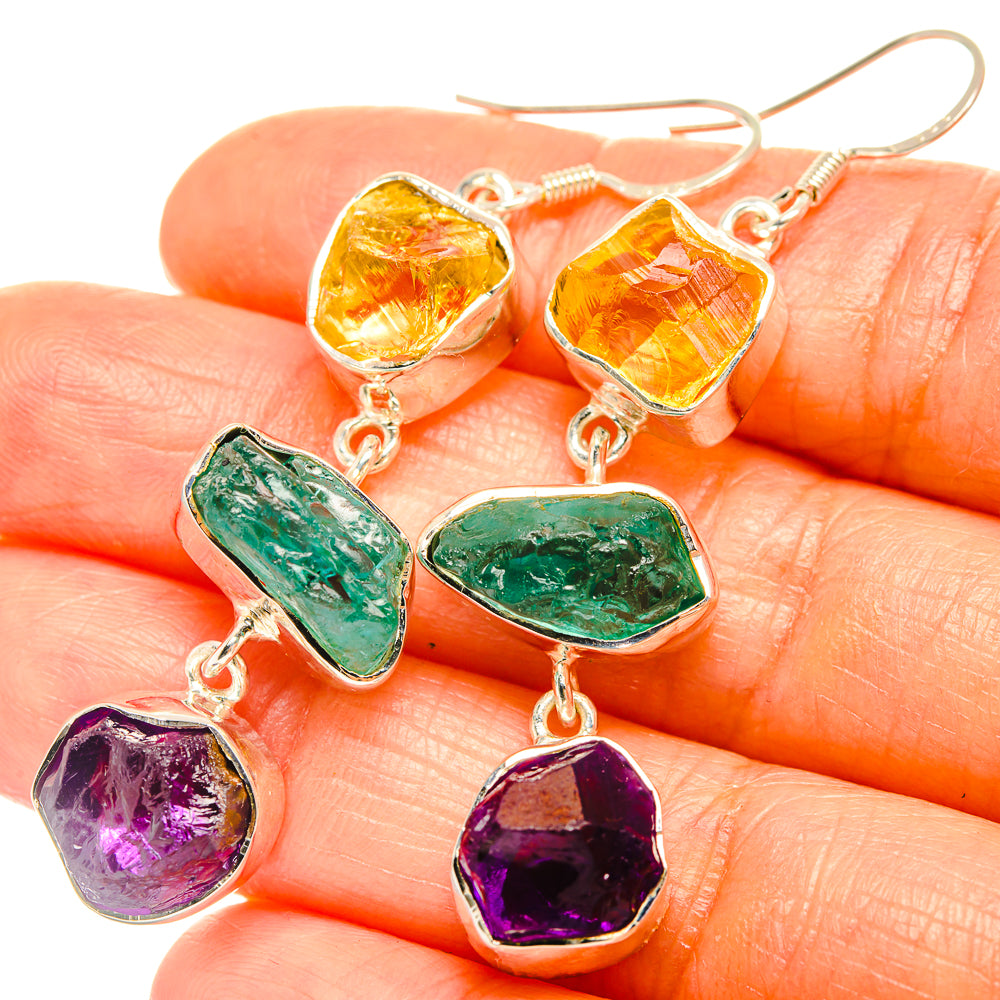 Citrine Earrings handcrafted by Anasilvercos - EARR426179