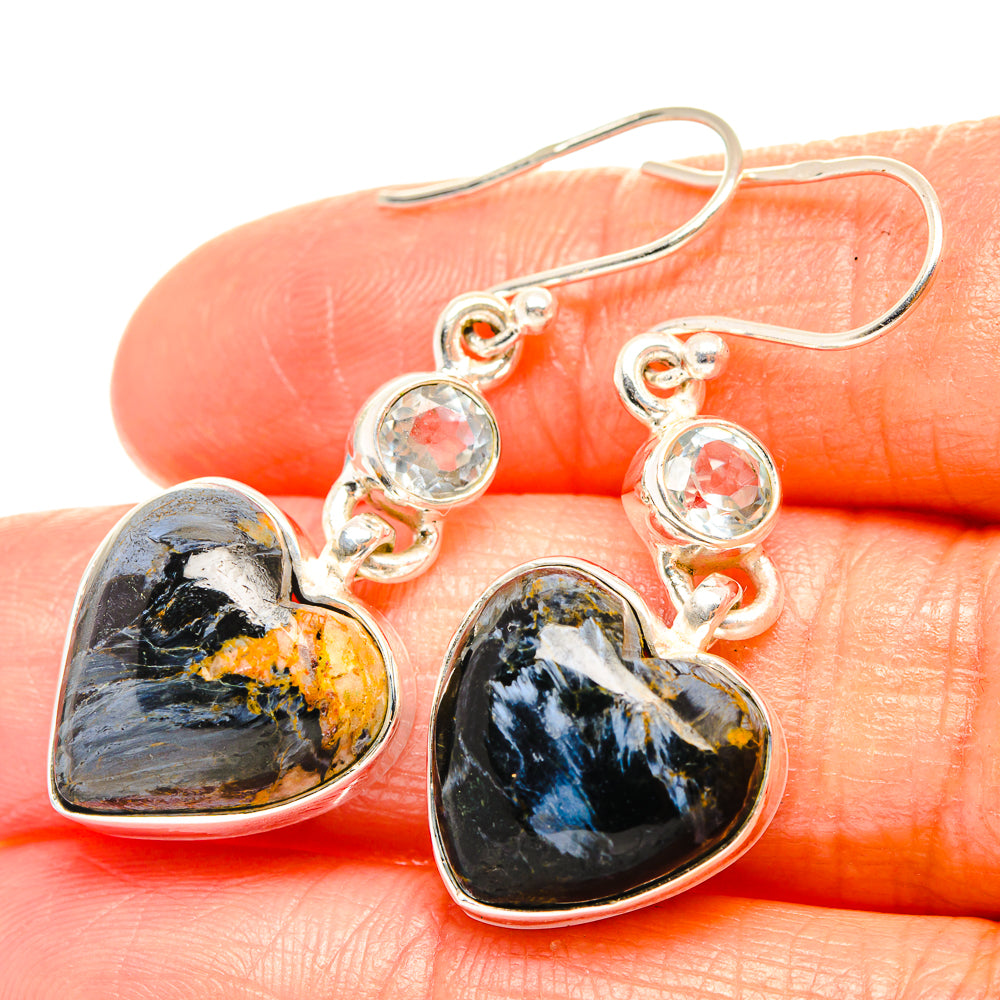 Pietersite Earrings handcrafted by Anasilvercos - EARR426186