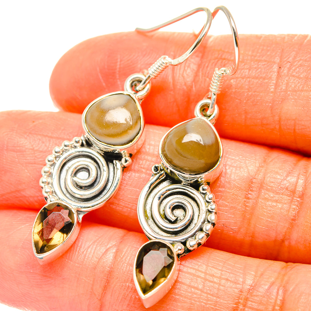 Imperial Jasper Earrings handcrafted by Anasilvercos - EARR426191