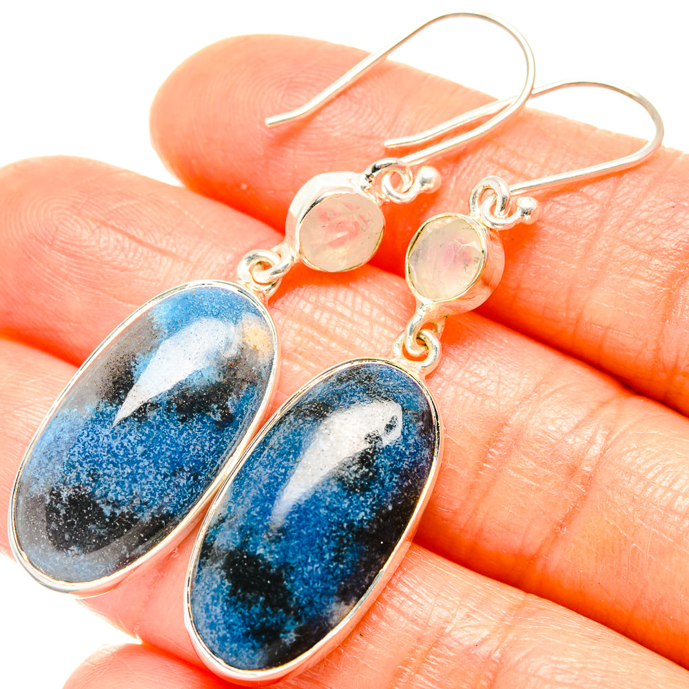 Shattuckite Earrings handcrafted by Anasilvercos - EARR426276