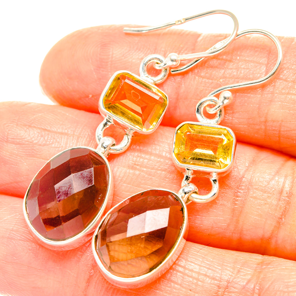 Smoky Quartz Earrings handcrafted by Anasilvercos - EARR426279