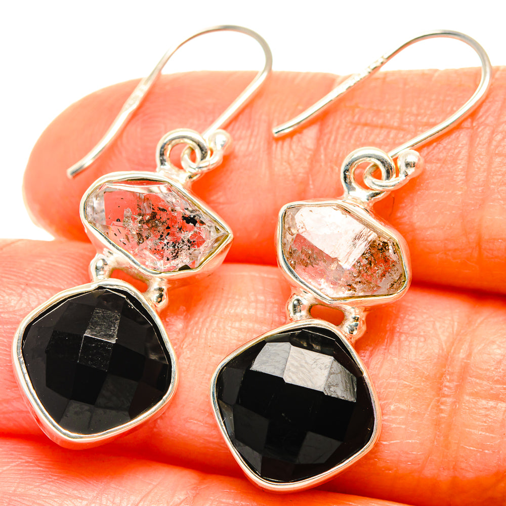 Black Onyx Earrings handcrafted by Anasilvercos - EARR426306