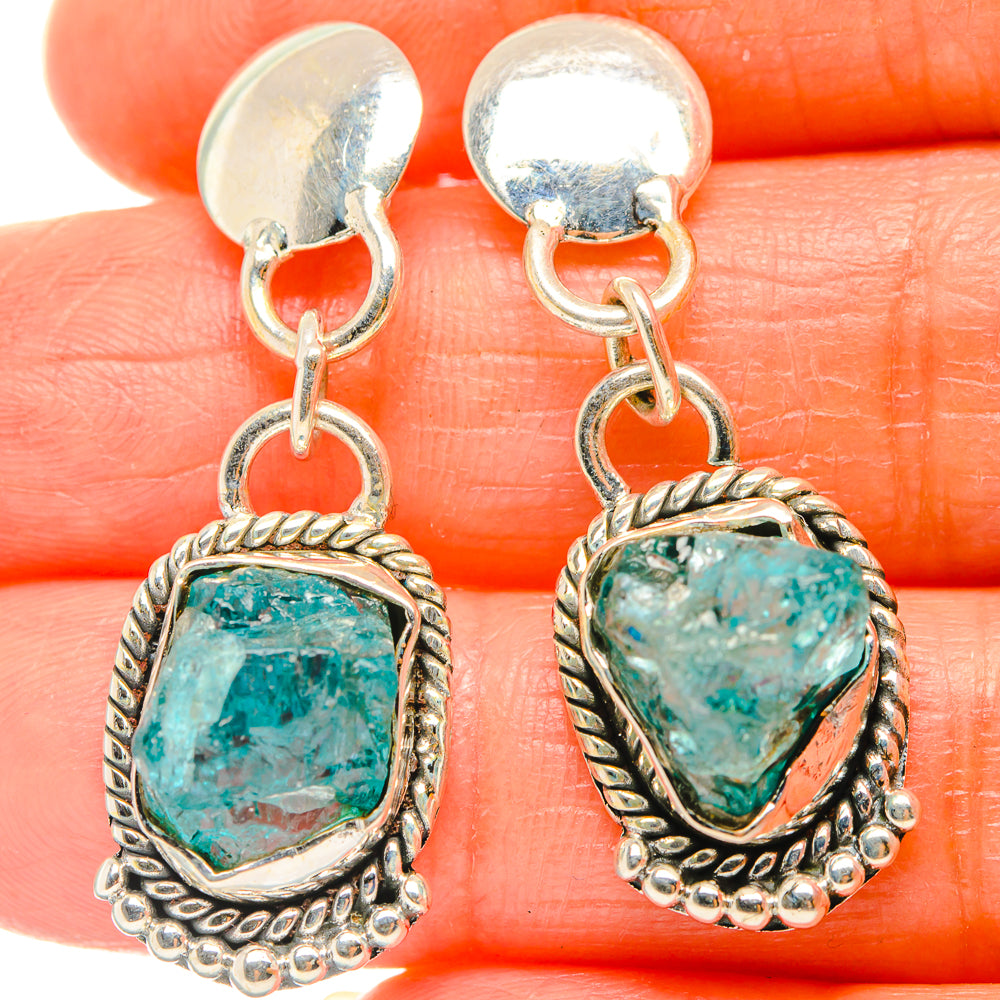 Apatite Earrings handcrafted by Anasilvercos - EARR426309