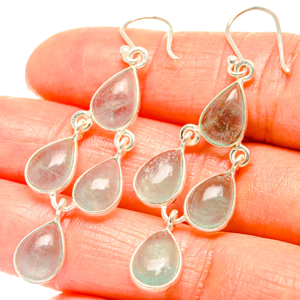 Aquamarine Earrings handcrafted by Anasilvercos - EARR426325