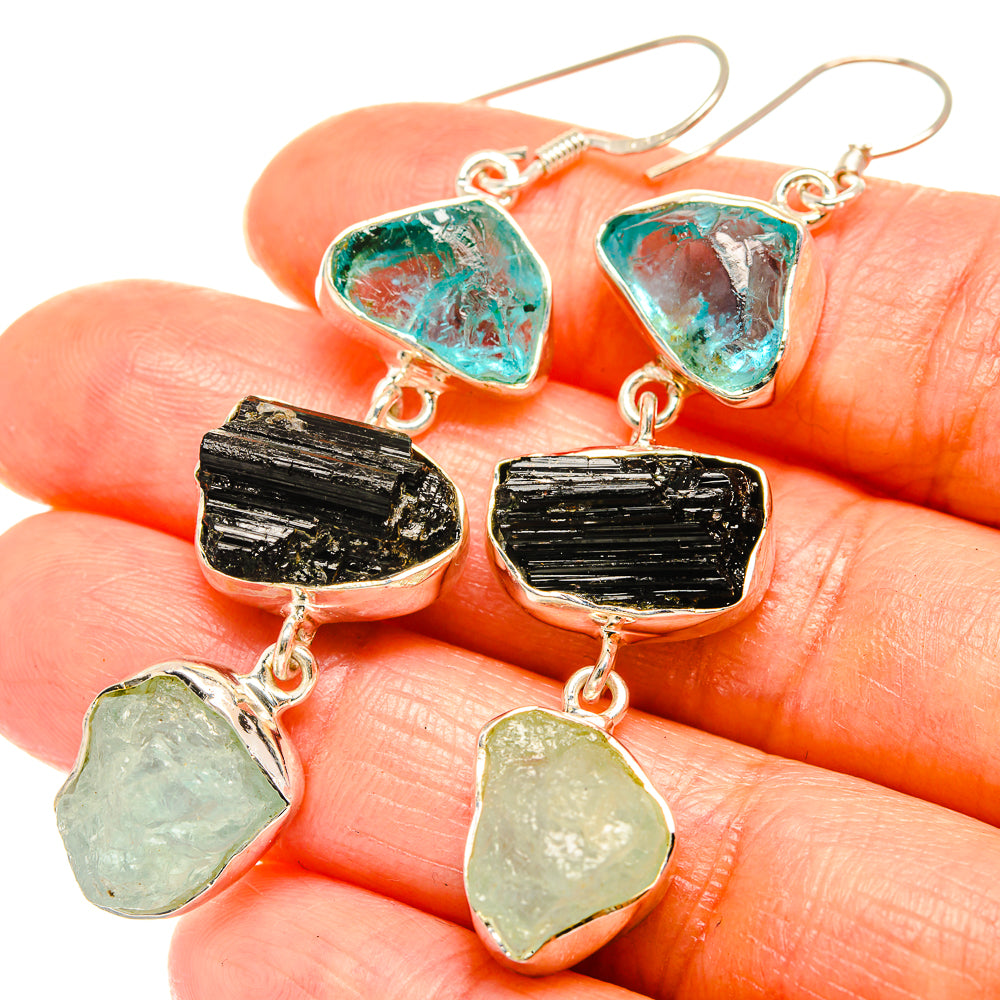 Aquamarine Earrings handcrafted by Anasilvercos - EARR426333