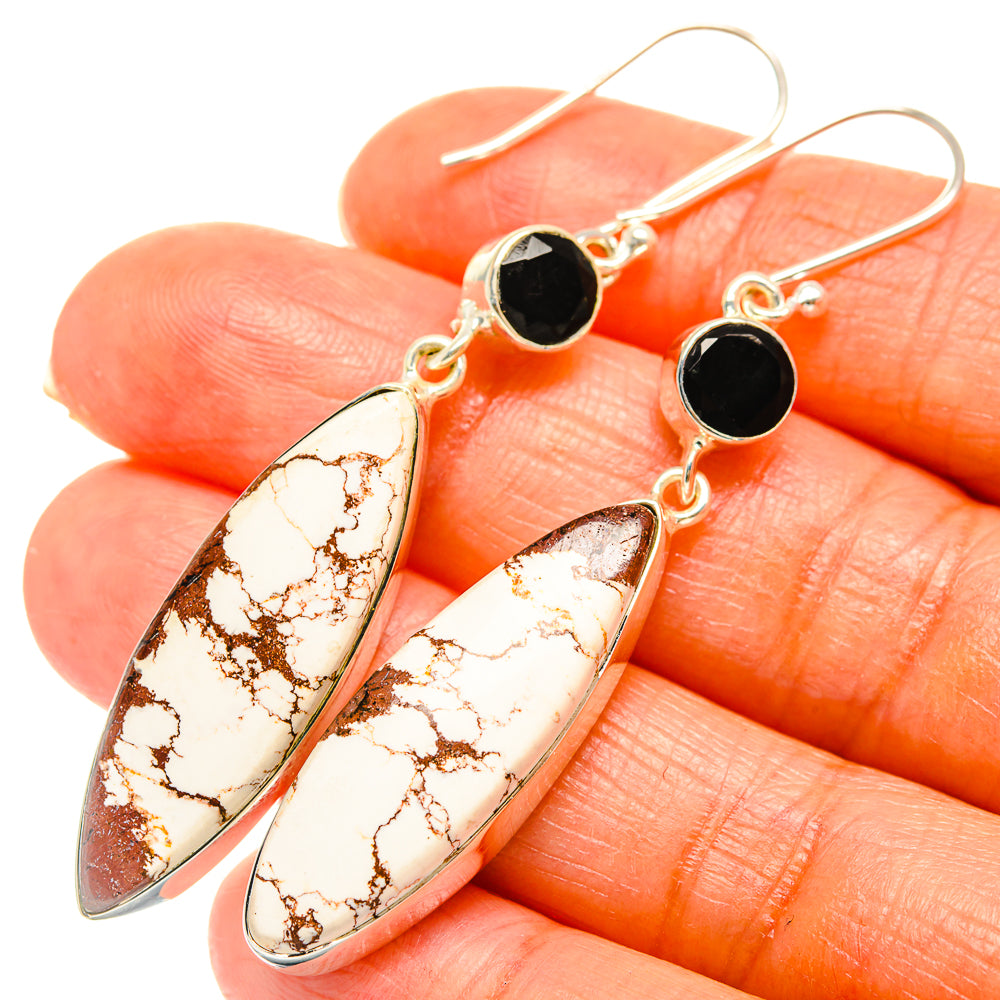 Wild Horse Jasper Earrings handcrafted by Anasilvercos - EARR426334