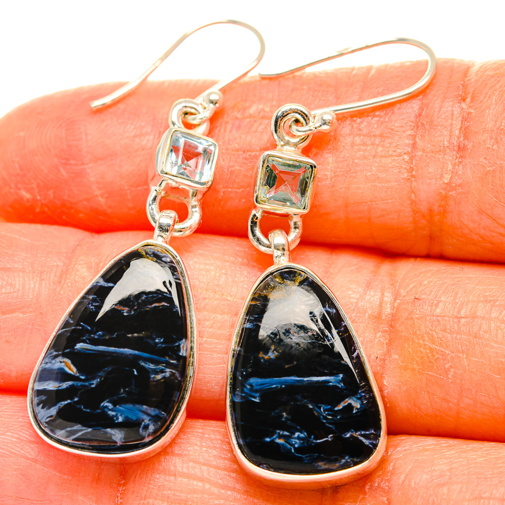 Pietersite Earrings handcrafted by Anasilvercos - EARR426343