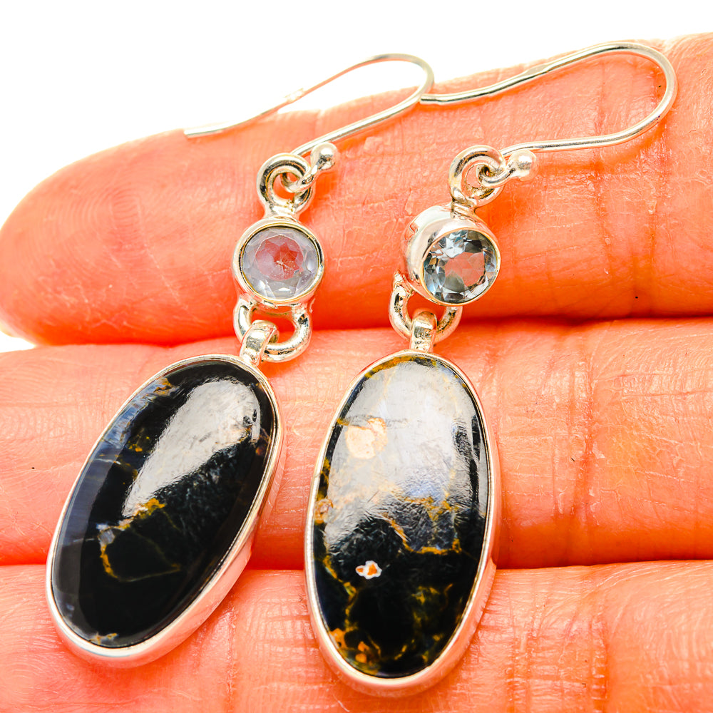Pietersite Earrings handcrafted by Anasilvercos - EARR426366