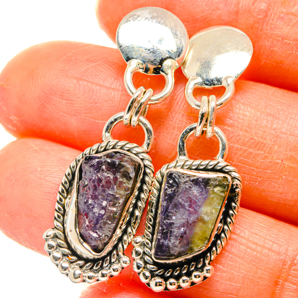 Tanzanite Earrings handcrafted by Anasilvercos - EARR426371