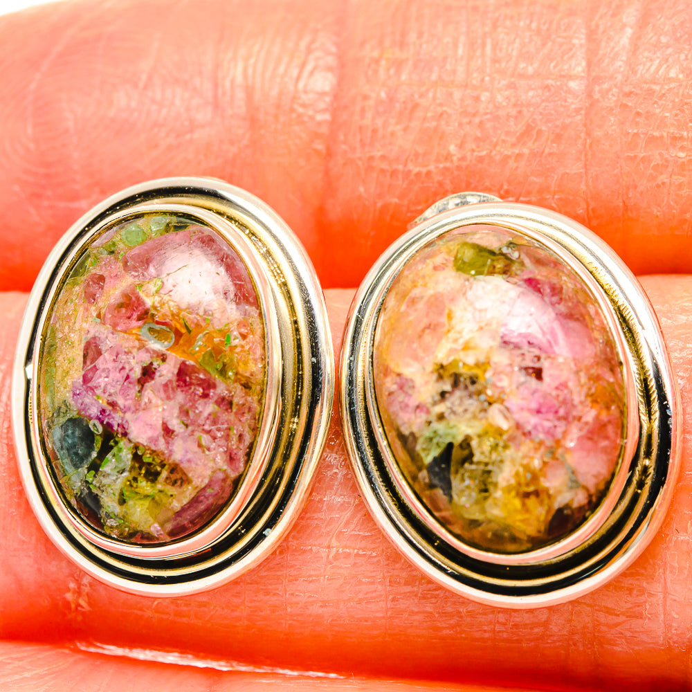 Tourmaline Earrings handcrafted by Anasilvercos - EARR426389