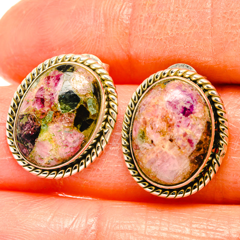 Tourmaline Earrings handcrafted by Anasilvercos - EARR426401