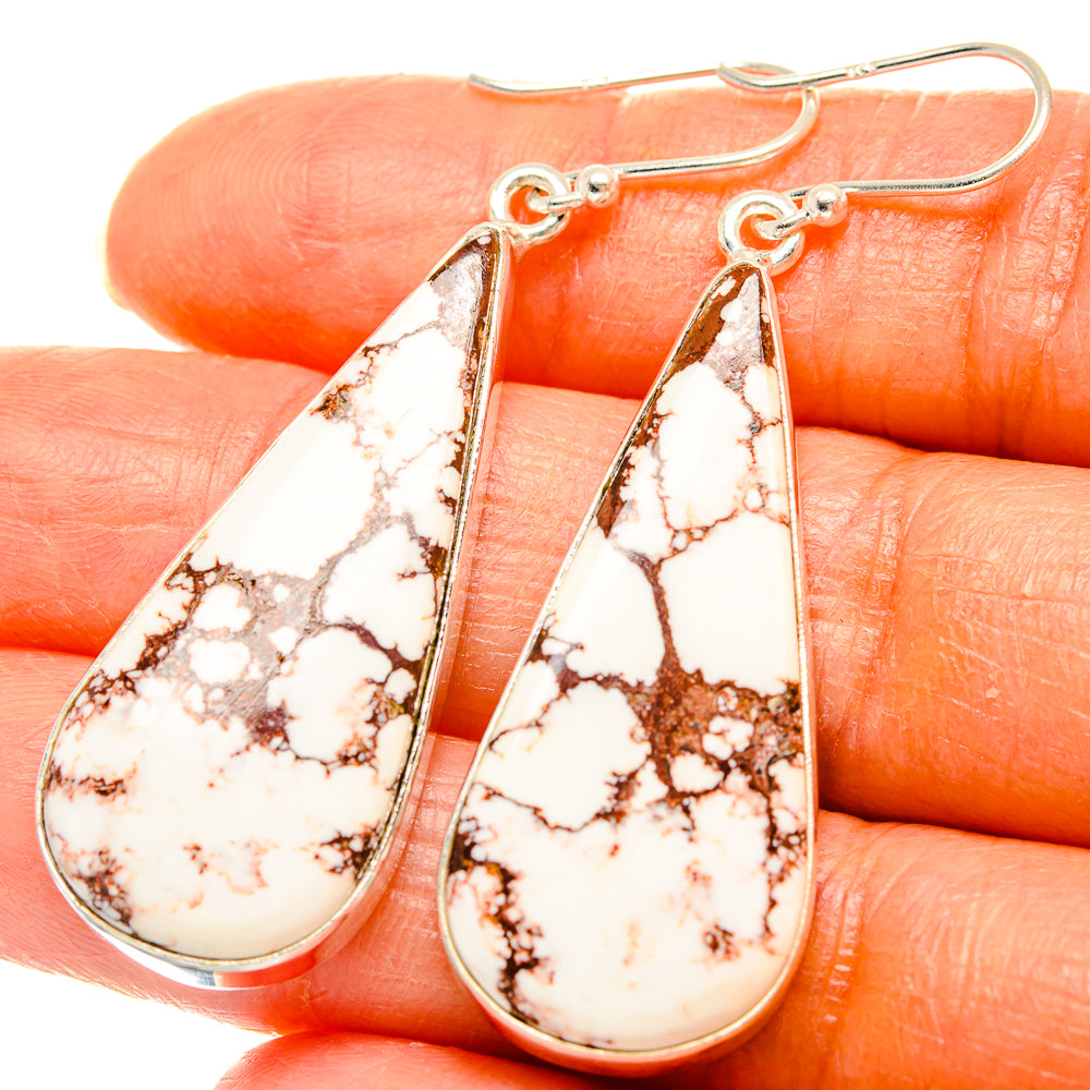 Wild Horse Jasper Earrings handcrafted by Anasilvercos - EARR426406