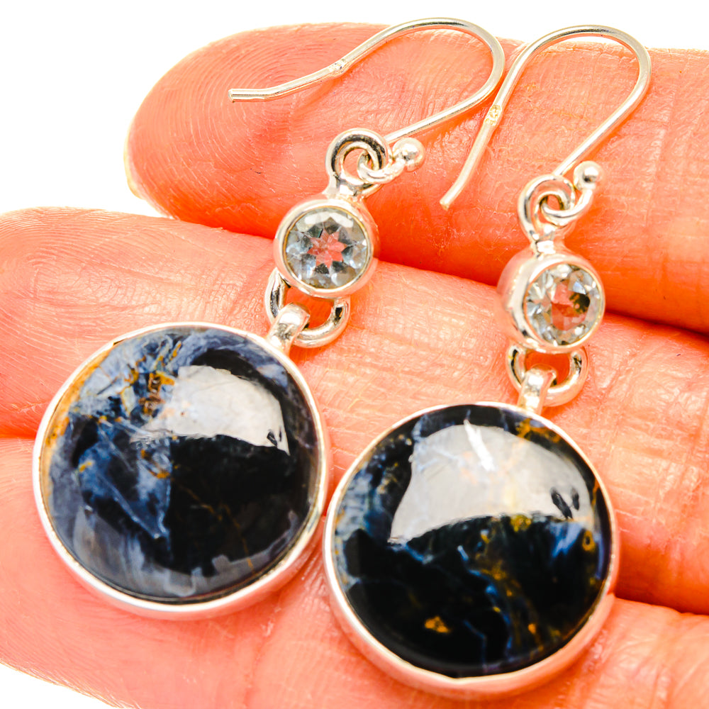 Pietersite Earrings handcrafted by Anasilvercos - EARR426456